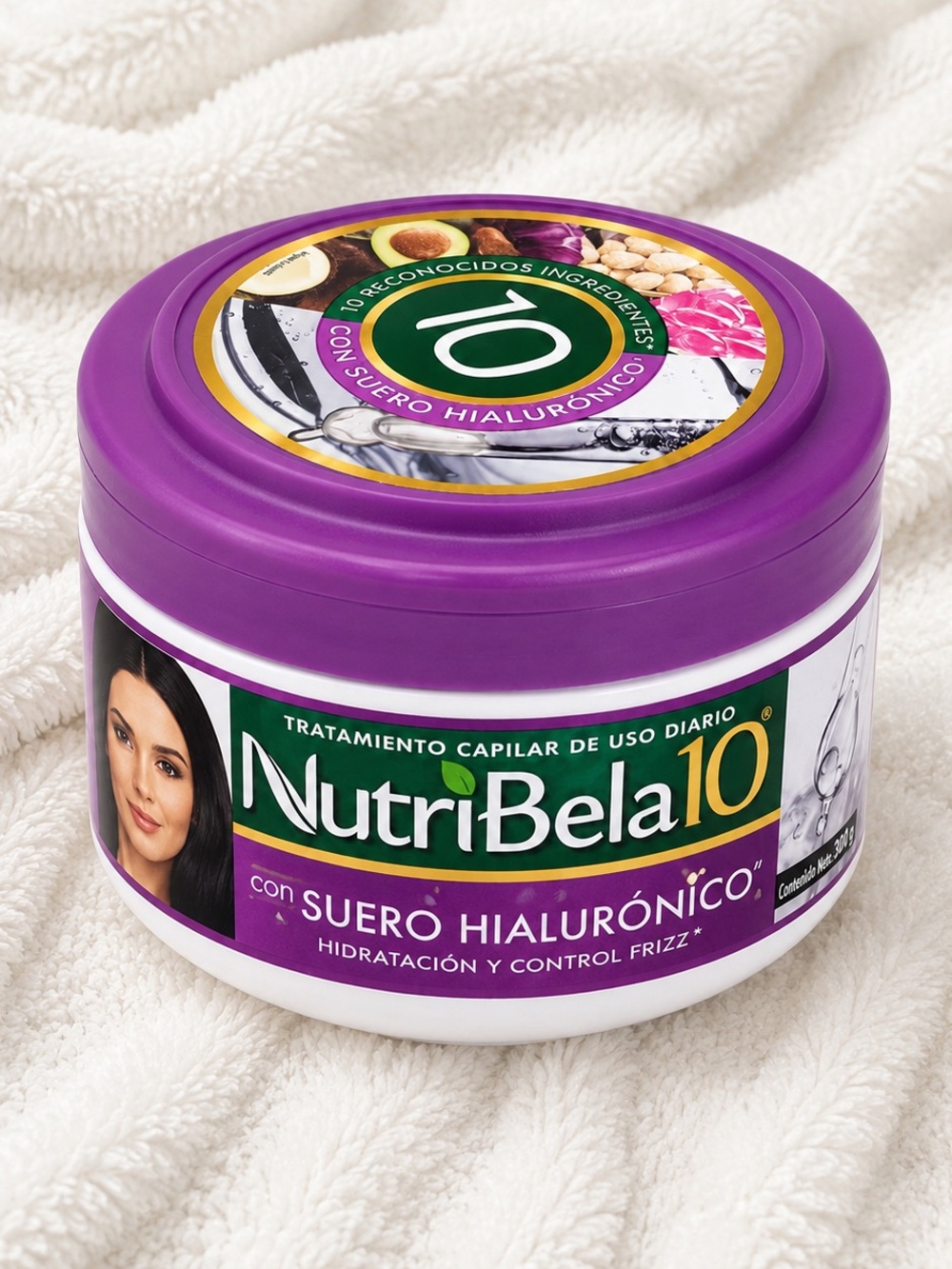 Imported NutriBela 10 Hyaluronic Hair Mask 300g | Anti-Frizz Deep Treatment